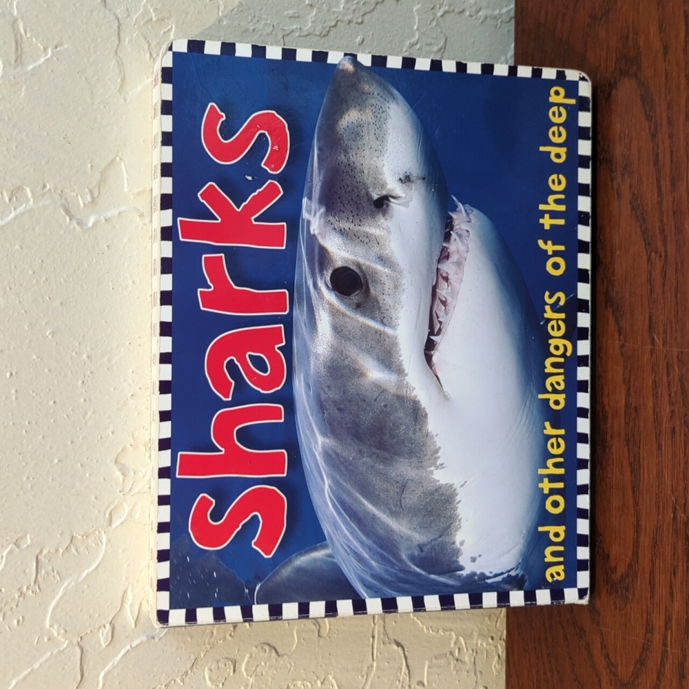 🌻Sharks: And Other Dangers of the Deep Kids Hardcover Picture Book / Boardbook